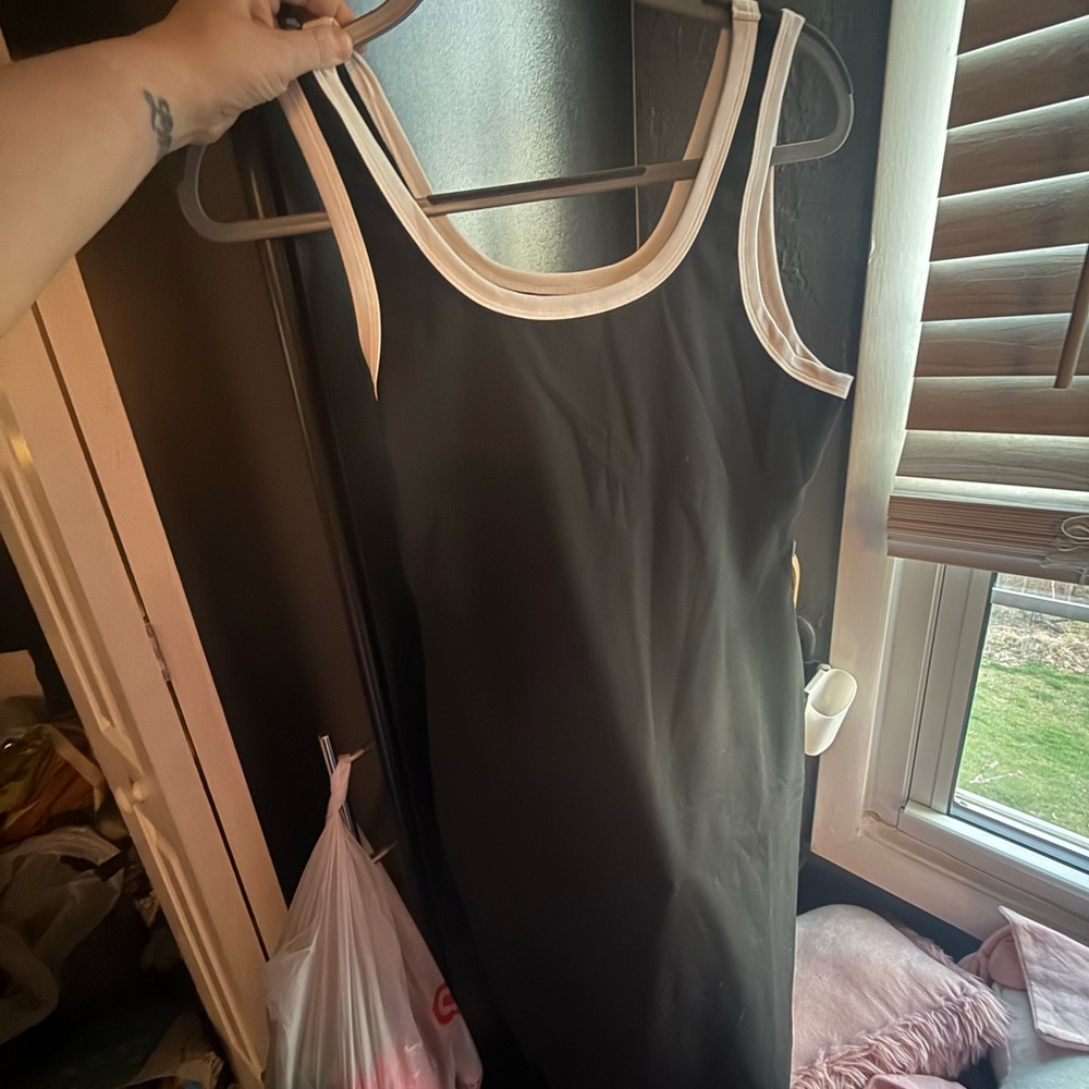 Black and White Sleeveless Dress, Mini dress, Never worn before